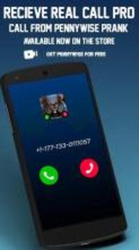 Fake Call from Pennywise Prank游戲截圖2