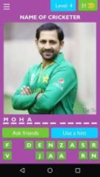 GUESS CRICKET PLAYER NAMES游戲截圖5