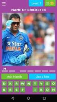 GUESS CRICKET PLAYER NAMES游戲截圖2