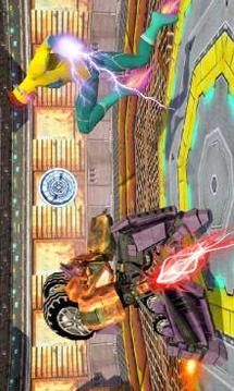 Immortal Superhero vs Futuristic Robots Ring Fight游戲截圖1