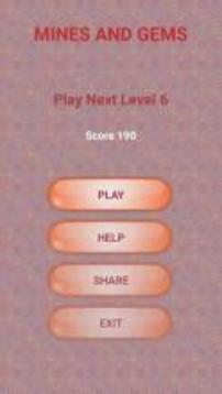 Mines and Gems - Android Wear游戲截圖1