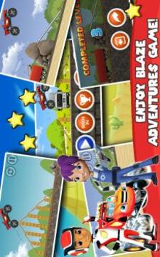 Blaze Machine Trucks : Monster Racing游戲截圖1