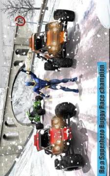 Superheroes Extreme Buggy Race Downhill Car Stunts游戲截圖5