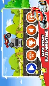 Blaze Machine Trucks : Monster Racing游戲截圖2