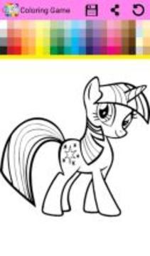 Coloring Book Little Pony游戲截圖3