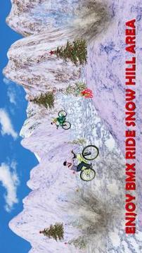 MTB Downhill BMX Snow Racing Stunts 3D游戲截圖5