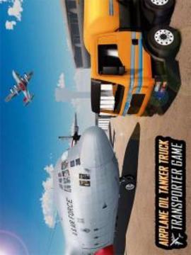 Airplane Oil Tanker Truck Transporter Game游戲截圖4