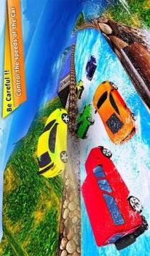 Water Slide Real Car Racing游戲截圖4
