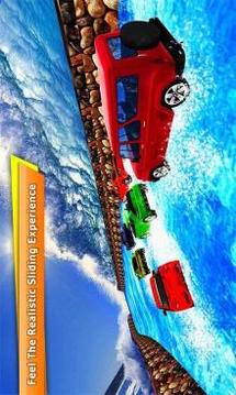 Water Slide Real Car Racing游戲截圖1