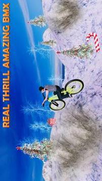 MTB Downhill BMX Snow Racing Stunts 3D游戲截圖4