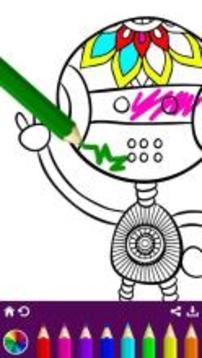 香椿玩具著色書 - 油漆樂趣2018年游戲截圖1