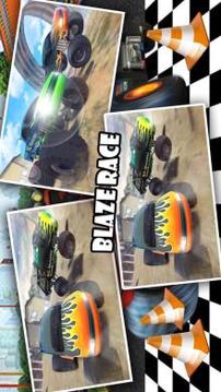 Blaze Monsters Race Car : City Adventure游戲截圖3