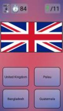 Flags and Countries Quiz游戏截图2