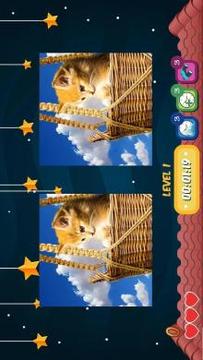 Encontre as 5 Diferen?as Edi??o Gatos游戲截圖2