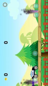 Police Hills Racing - Free 2D Climbing Cars游戲截圖4