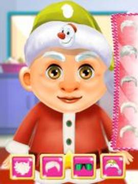 Santa Shave Beard Salon game : Holiday Makeover游戲截圖3