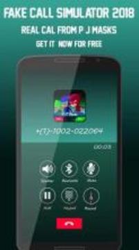 Fake Call From P J Masks游戲截圖1