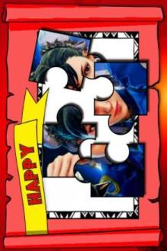 Puzzle Street Fighter Slide游戲截圖3