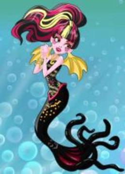 Draculaura Dress up and Makeup Monsters Games游戲截圖4