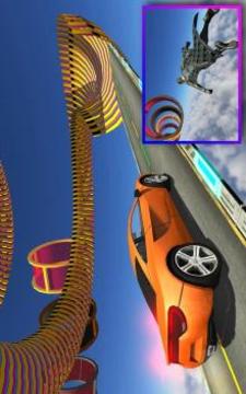 Extreme Insane Racing Tracks Stunts游戲截圖4