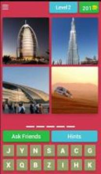 4 Pics 1 Word : The City Quiz游戲截圖3