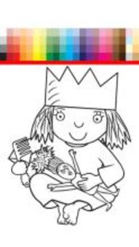 Coloring little Pri游戲截圖3