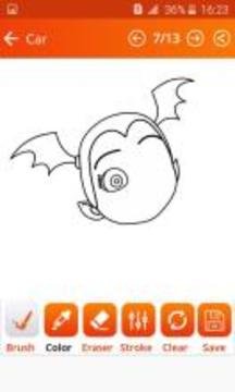 How To Draw Vampirina (Vampirina games)游戲截圖3