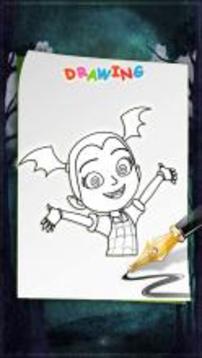 How To Draw Vampirina (Vampirina games)游戲截圖1