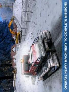 Excavator Pull Tractor: City Snow Cleaner游戲截圖4