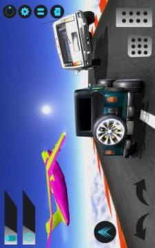 Rocket Car Racing Battle in Plane游戲截圖3