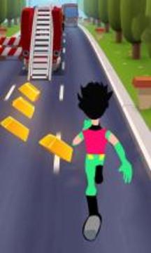 Subway Super Titans Go runner dash游戲截圖1