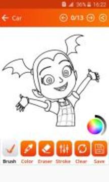 How To Draw Vampirina (Vampirina games)游戲截圖4