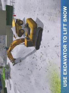 Excavator Pull Tractor: City Snow Cleaner游戲截圖5