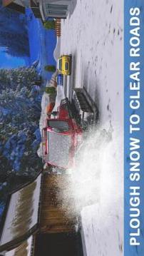 Excavator Pull Tractor: City Snow Cleaner游戲截圖3