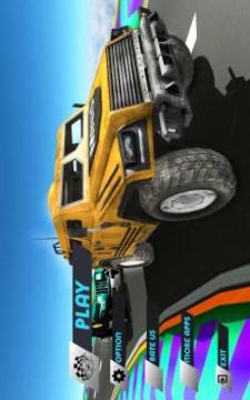Rocket Car Racing Battle in Plane游戲截圖1