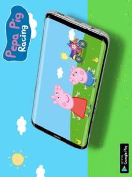 Pepa Happy Pig Racing Motorcycle游戲截圖1