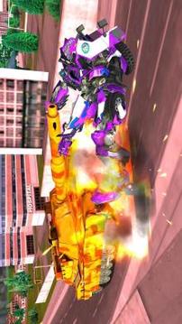 Flying Car Robot Fighting Superhero war 2018游戲截圖2