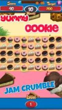 Yummy Cookie Jam Crumble游戲截圖3