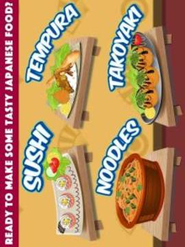 Japanese Food Maker Food Games游戲截圖1