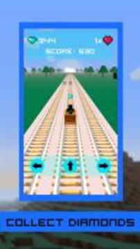 Mine Cart Minecraft Adventures游戲截圖5