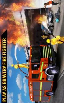 Real City Heroes Fire Fighter Games 2018 *游戲截圖3