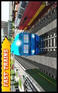 Offroad Train Simulator : Euro Tracks Transport 3D游戏截图2