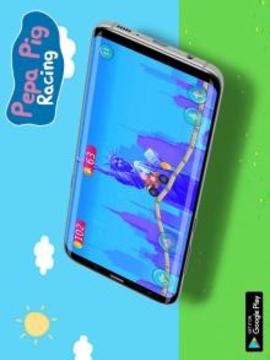 Pepa Happy Pig Racing Motorcycle游戲截圖5