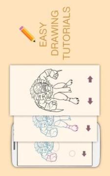 Draw Drawings Dota Gameplay Champions游戲截圖2