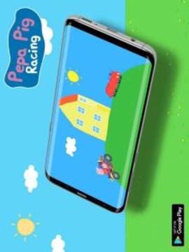 Pepa Happy Pig Racing Motorcycle游戲截圖2