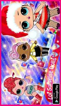 Super Lol Surprise Christmas Dolls: The Game游戲截圖2