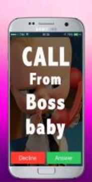 Тһе boss baby call Vid (( OMG HE ANSWERED ))游戏截图2