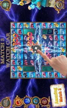 Super Power Watch of Car Link Game游戲截圖2