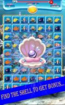 Fish Kingdom Match-3游戲截圖4