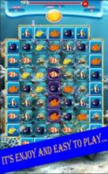 Fish Kingdom Match-3游戲截圖5